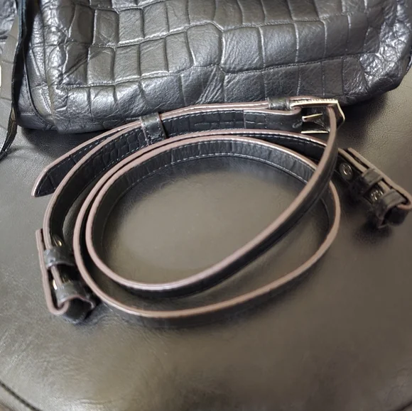 Aimee Kestenberg Leather Fifth Avenue Bag/Color: Black Croco - Picture 14 of 16